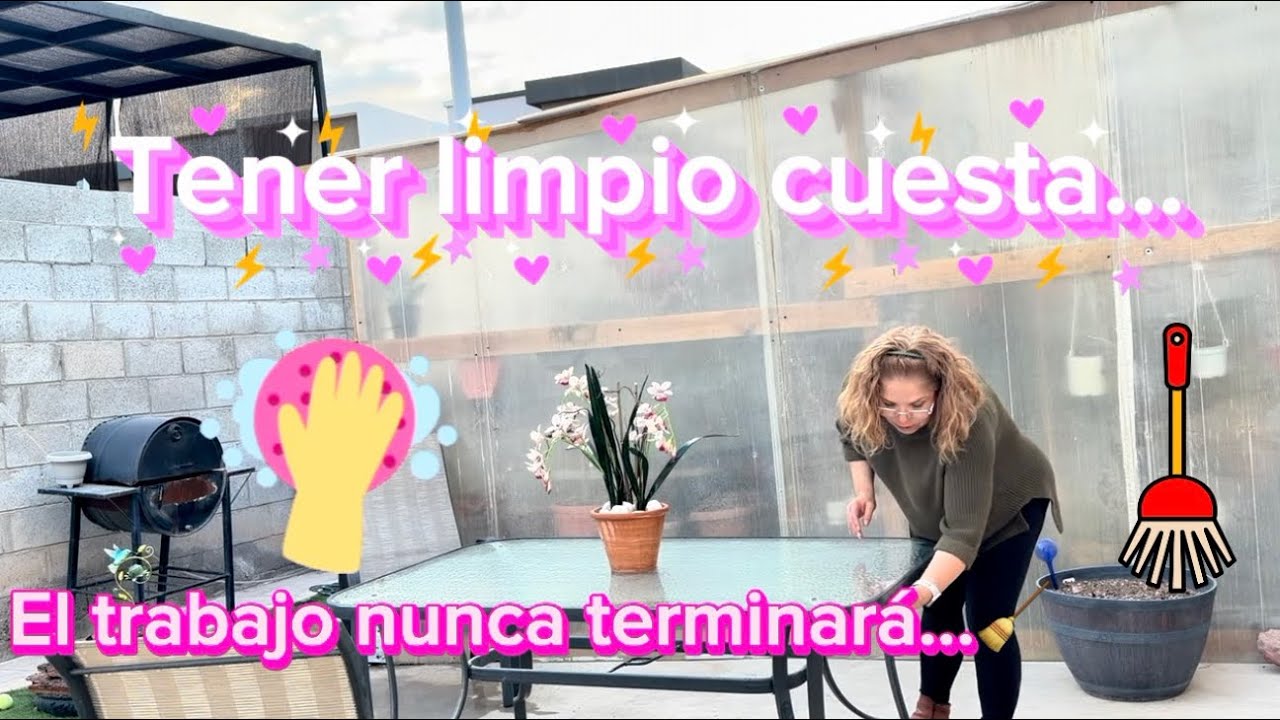 Tener jardín cuesta… hay que tener limpio!