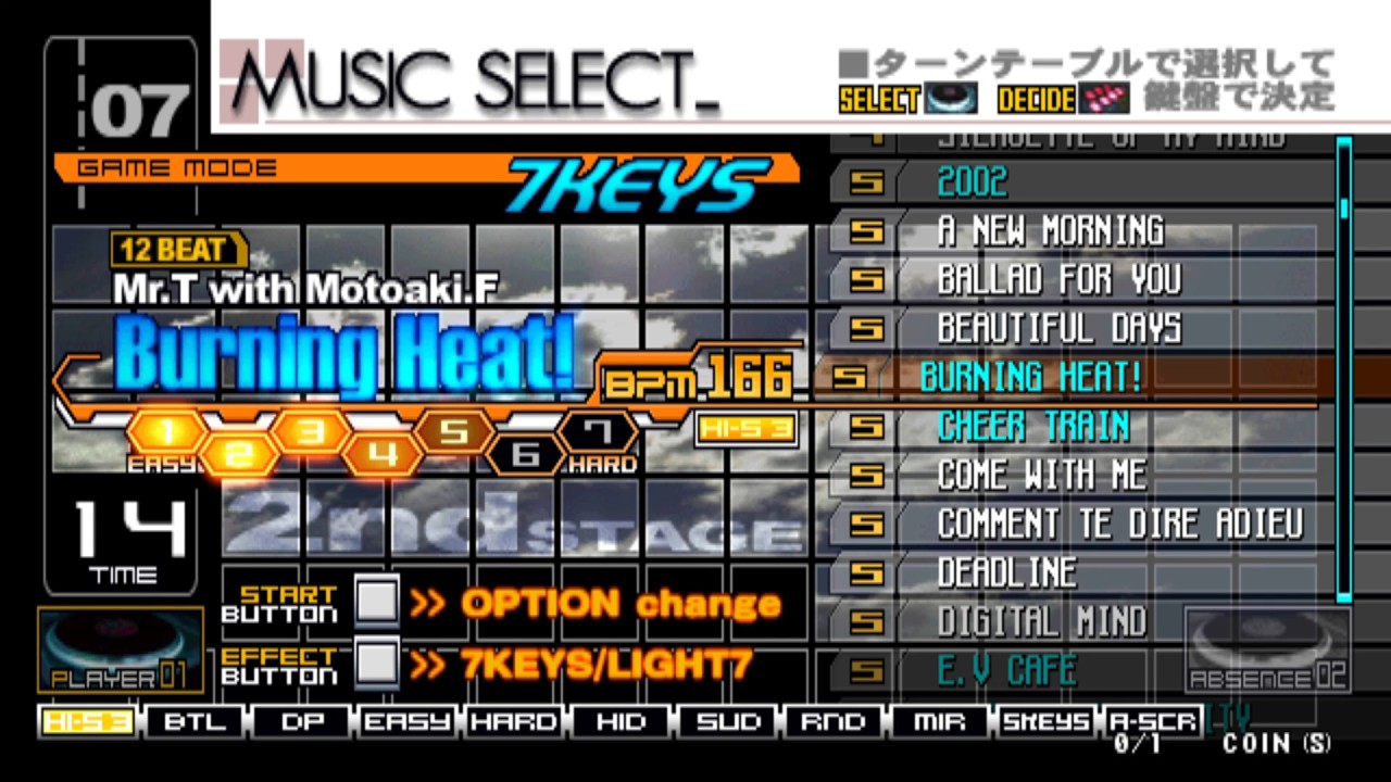 [beatmania IIDX 7th style] Burning Heat! (Full Option Mix)