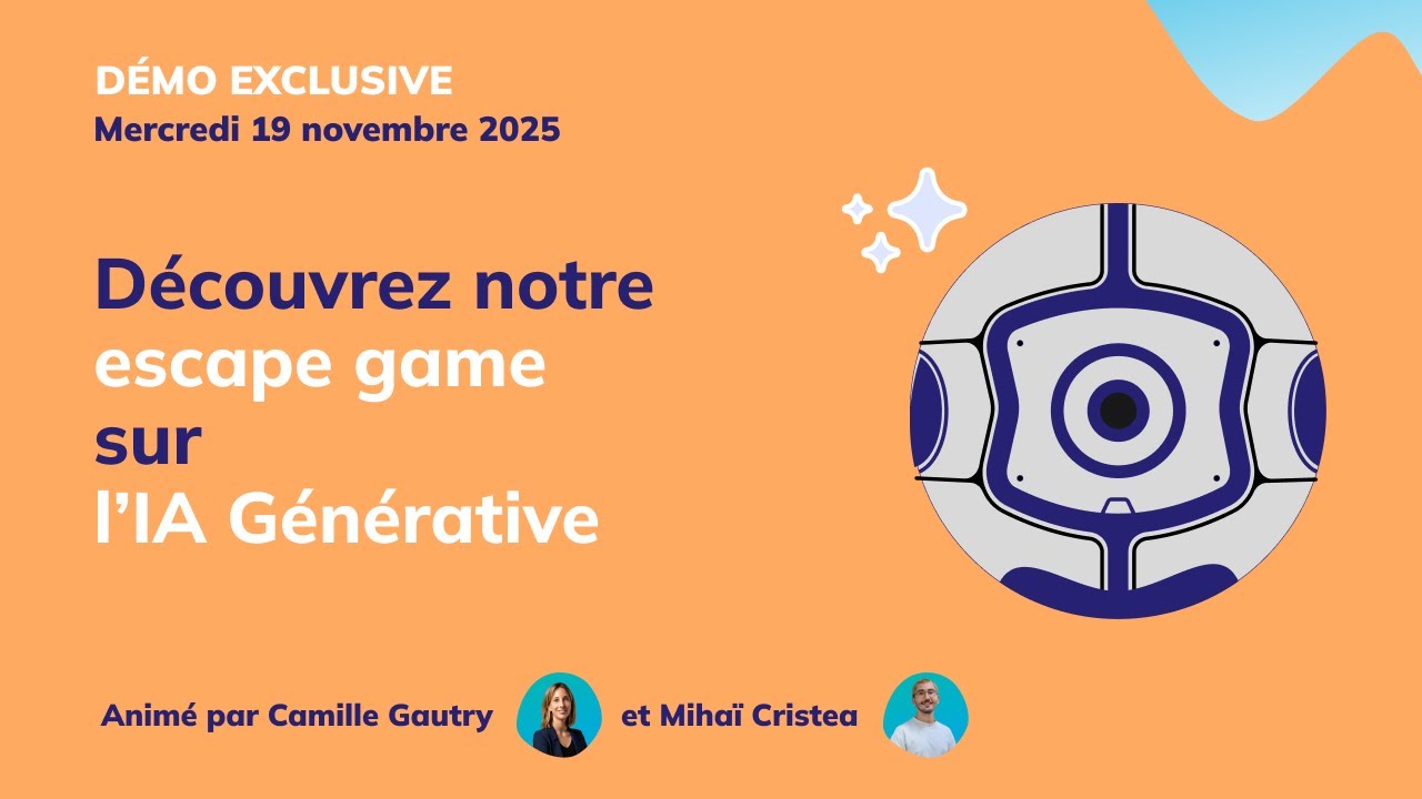 Découvrez notre escape game sur l'IA Générative !