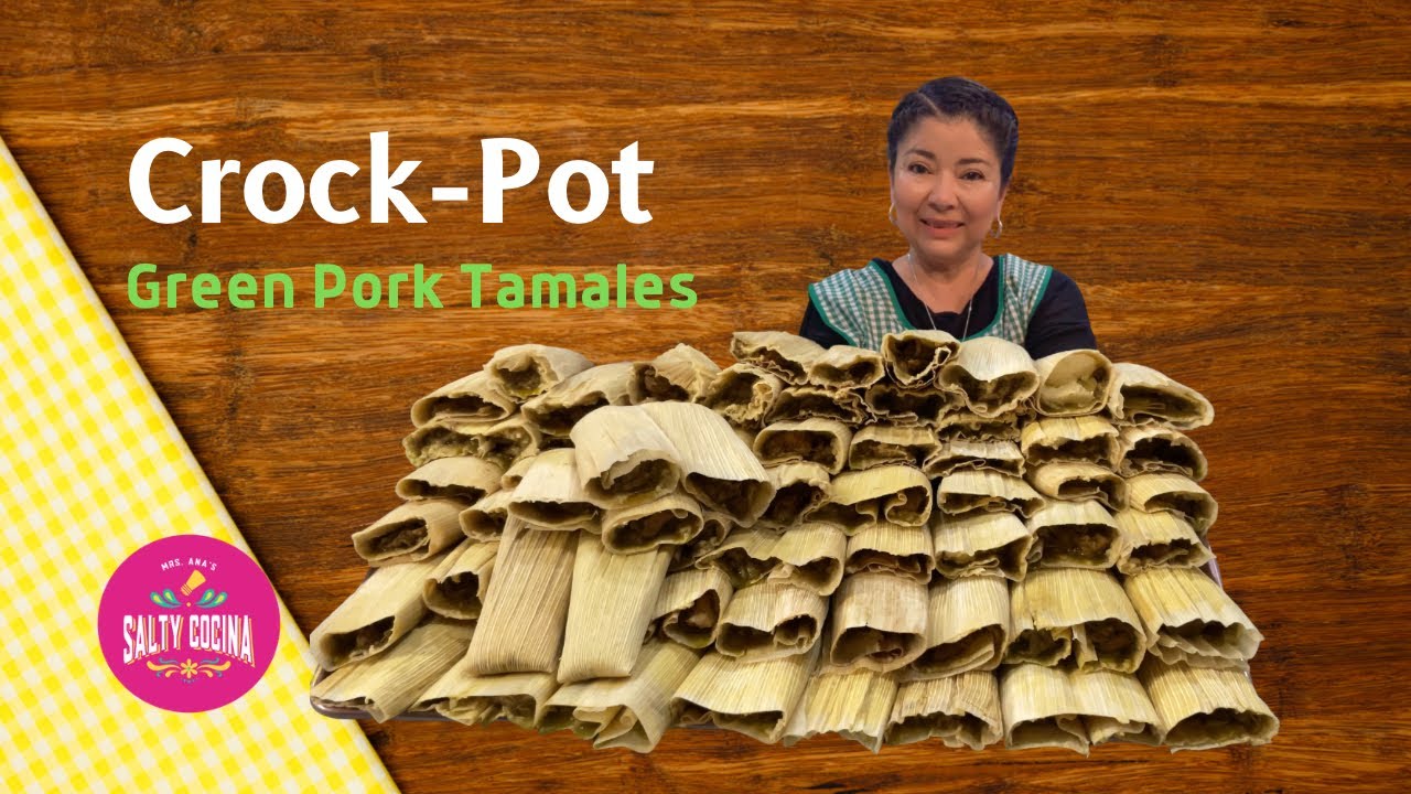 Crock Pot Green Chile Pork Tamales