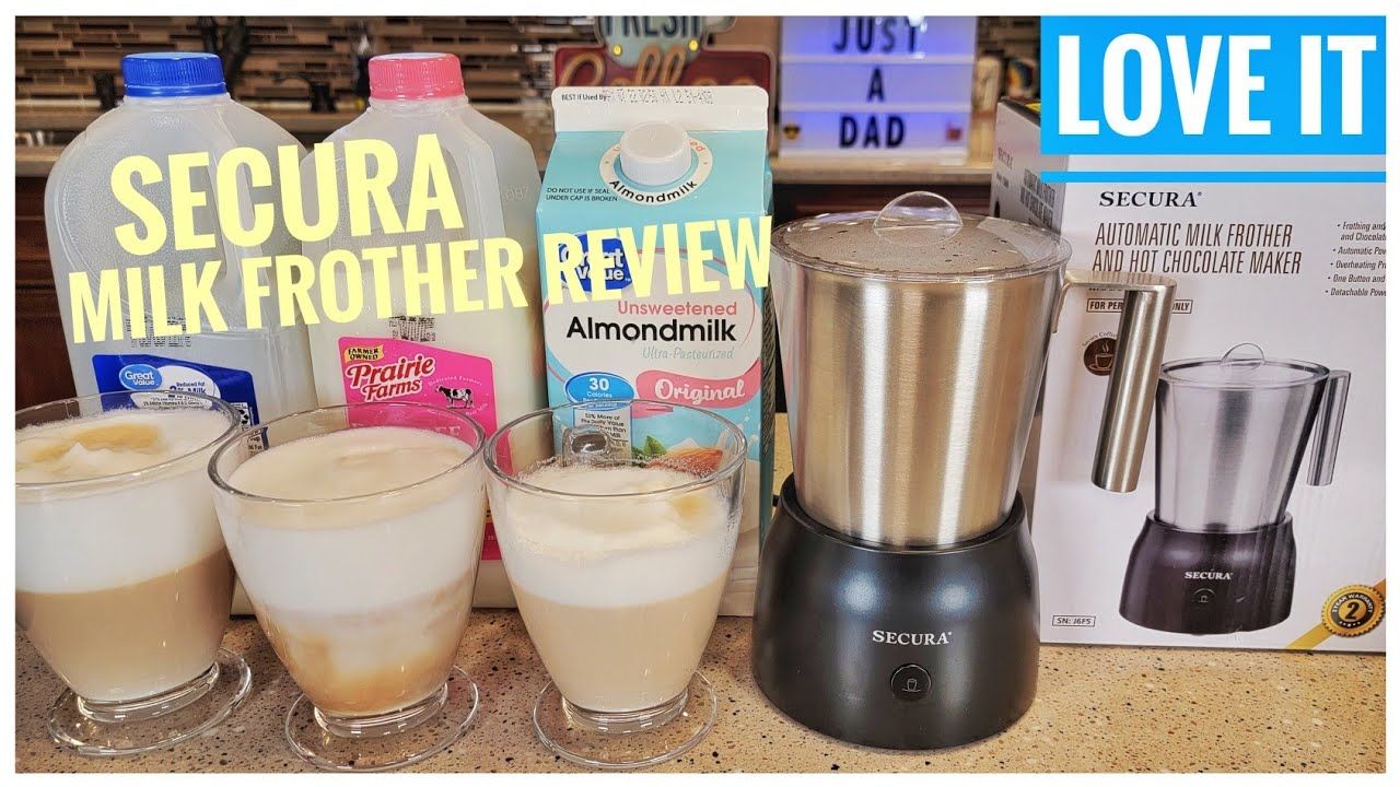 REVIEW Secura Detachable Milk Frother for Coffee Latte Cappuccino Hot Chocolate