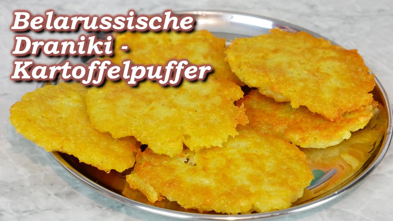 Original belarussische Draniki – Kartoffelpuffer ohne Ei & Mehl | Einfaches Rezept