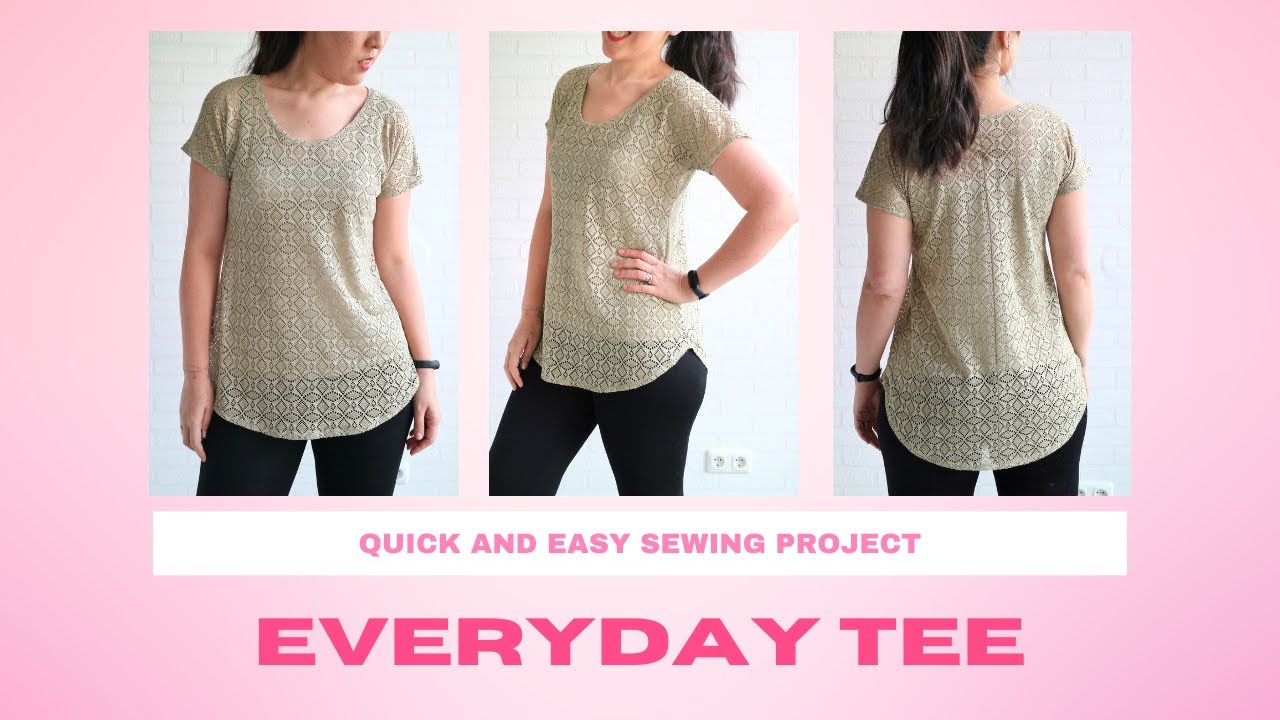 Fast & Easy Sewing | Everyday Tee | Ellie and Mac