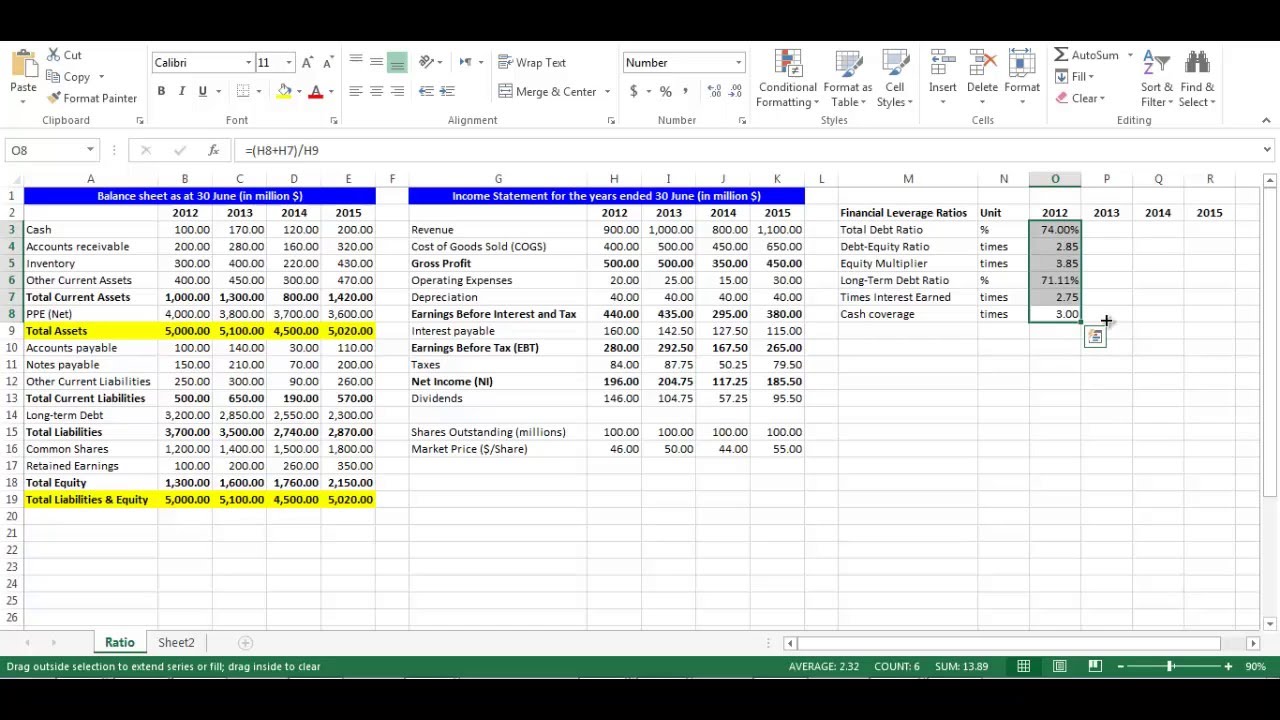 Financial Leverage Ratios