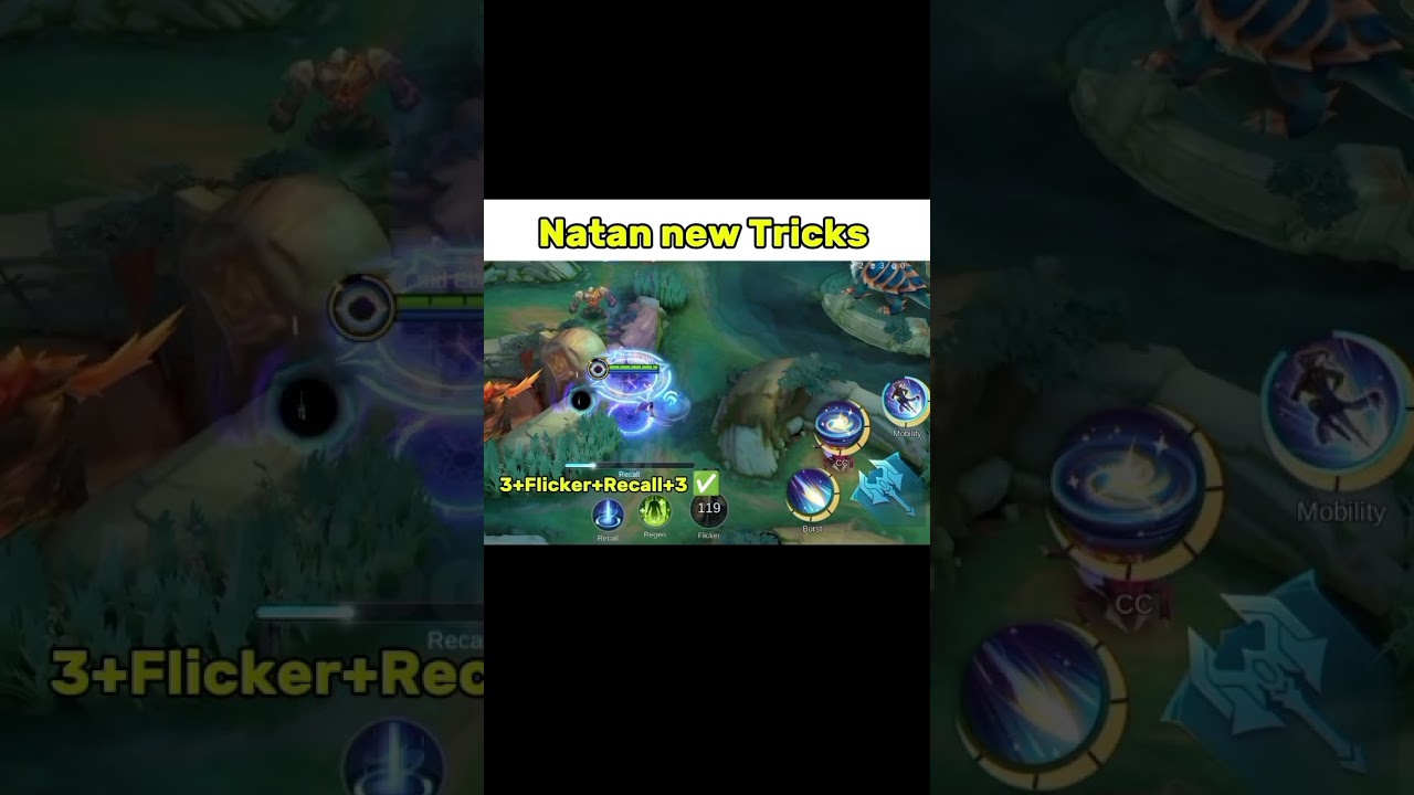 Natan New Tricks Tutorial Mobile Legends #natan #tricks #mobilelegends #shorts