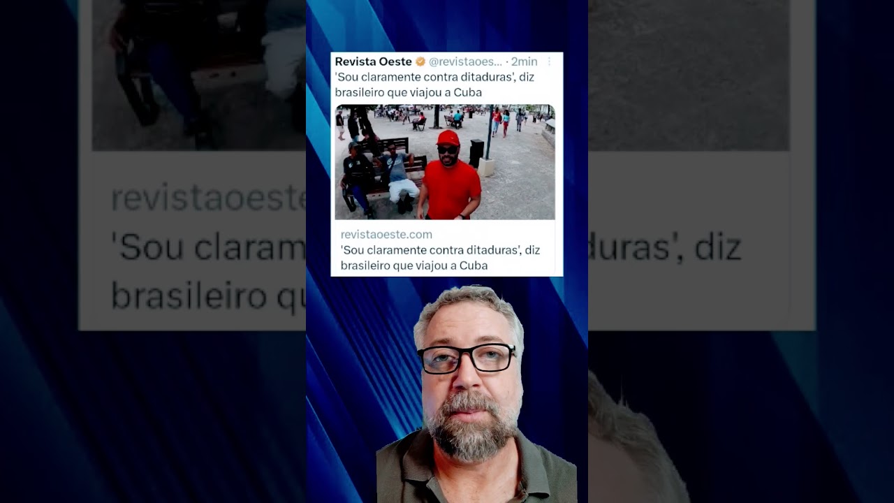 Brasileiro viajou pra Cuba