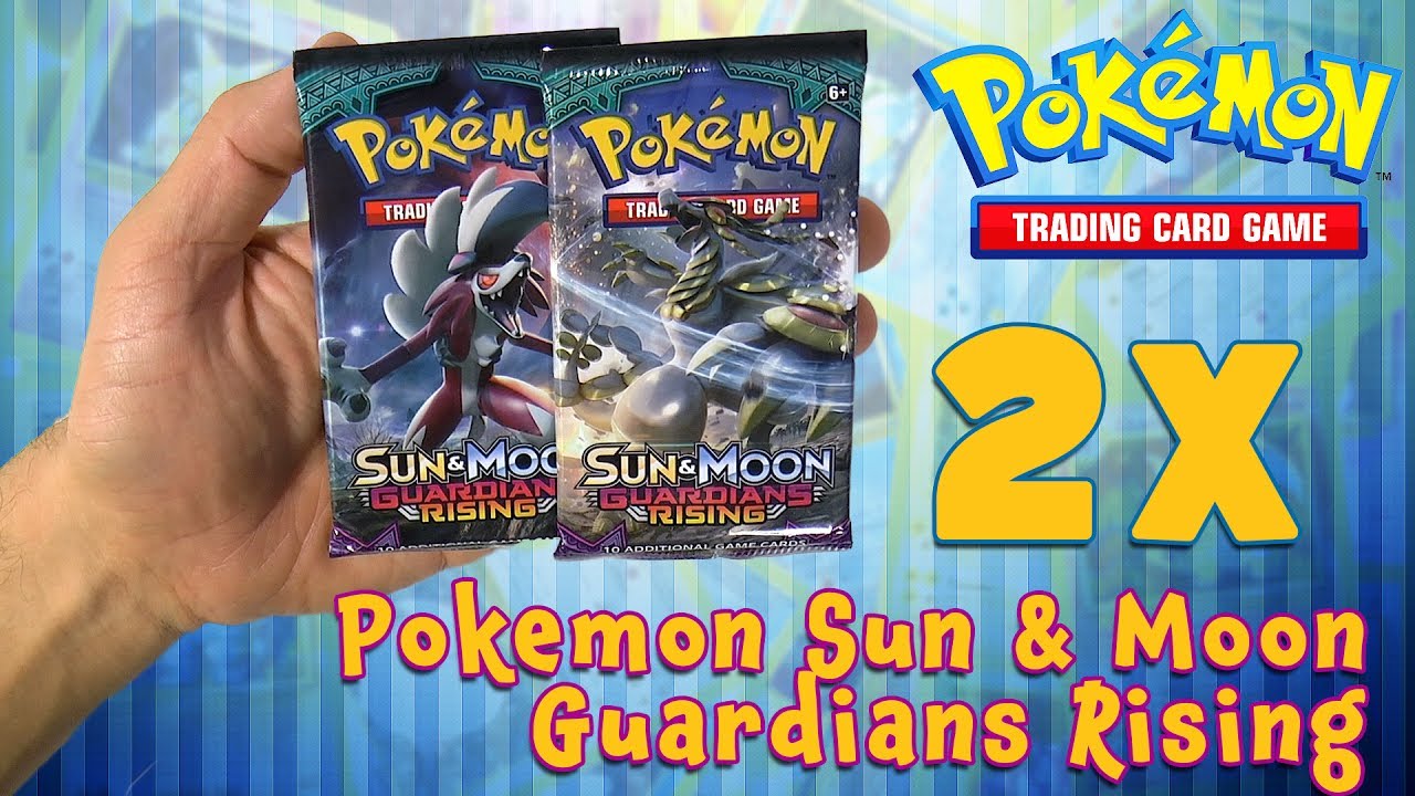 Pokemon Sun en Moon Guardians Rising. 2 pakjes.