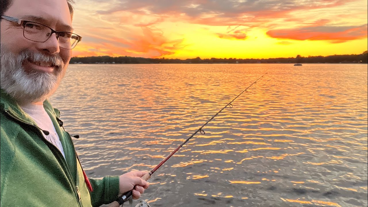 Unboxing CrappieManJigs plastic lures and sunset fishing @realcmj 