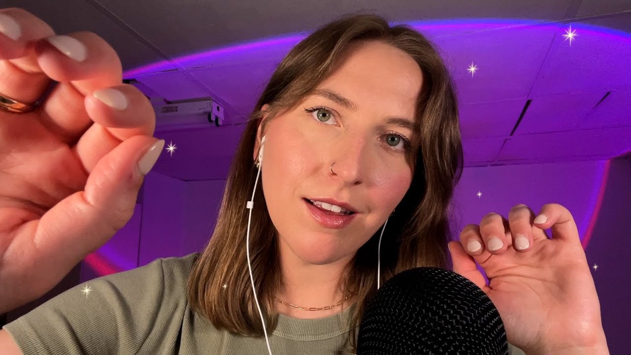 ASMR Inaudible Whispers & Hand Movements Sleep FAST 😴🌙 (mouth sounds)