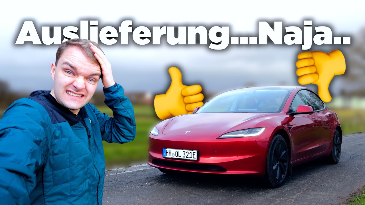 Tesla Model 3 Highland ohne Reifen?! | Abholung, Eindruck & Zubeh&ouml;r f&uuml;r deinen neuen Tesla