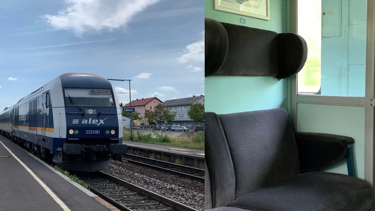 Mitfahrt im ALEX RE23 - Bm235 Abteilwagen Train ASMR pur!