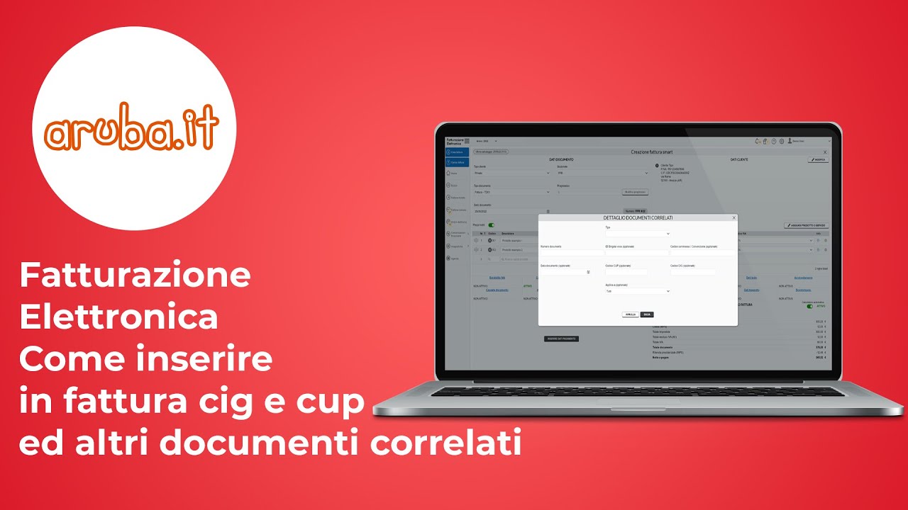 Fatturazione Elettronica - Come inserire i documenti correlati - Guida