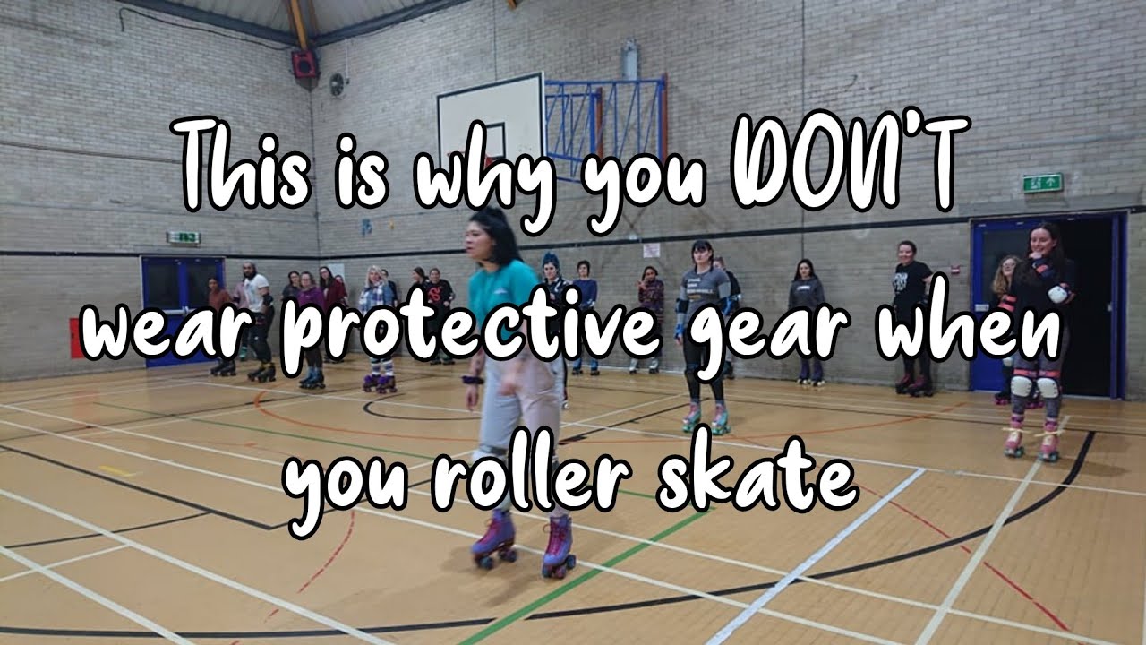 This is why you DON'T want to wear protective gear as a new roller skater!
