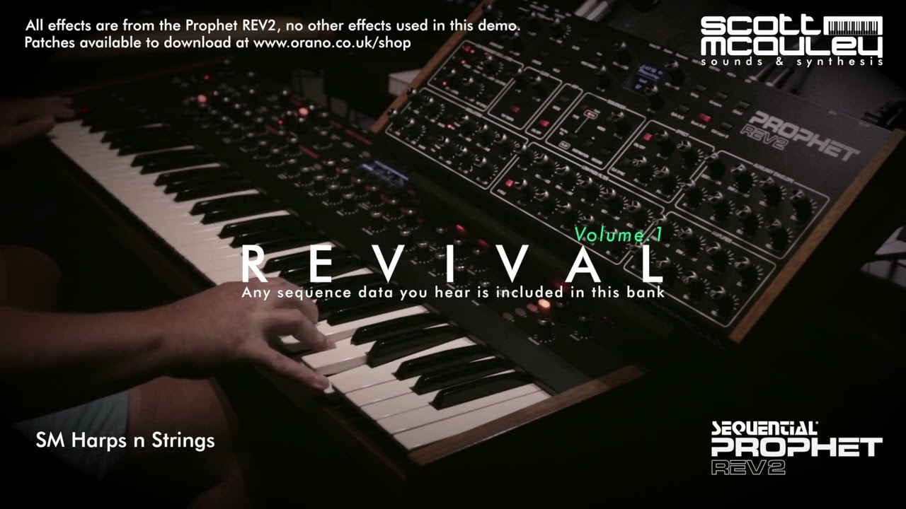 Sequential Prophet REV2 Custom Patches - Revival Vol.1 (Vid 2 of 2)