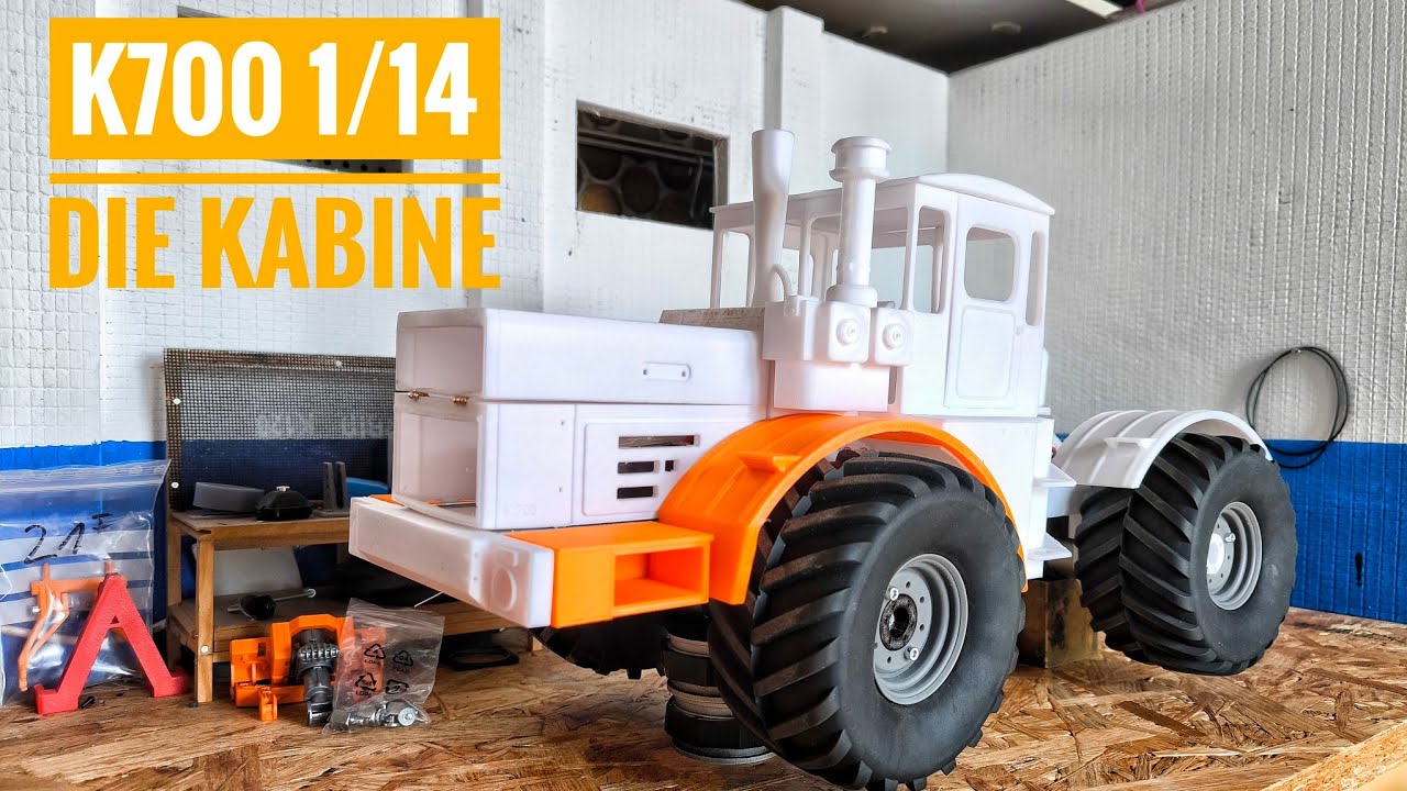 Mudrunner RC Kirovets k700 1/14 Tractor die ersten Teile sind gedruckt