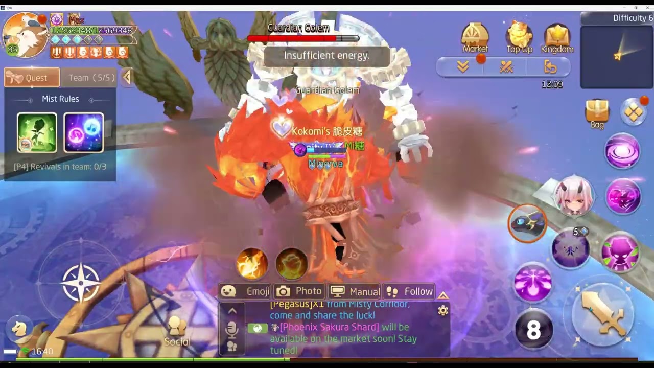 Tales of Wind: Radiant Rebirth HKT-1 | Asura Misty Corridor Difficulty 6 Solo (Castle Show)