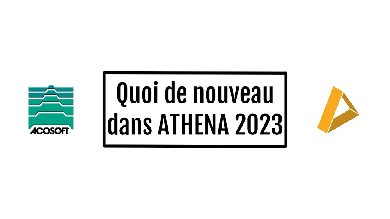 Quoi de neuf sur ATHENA 2023