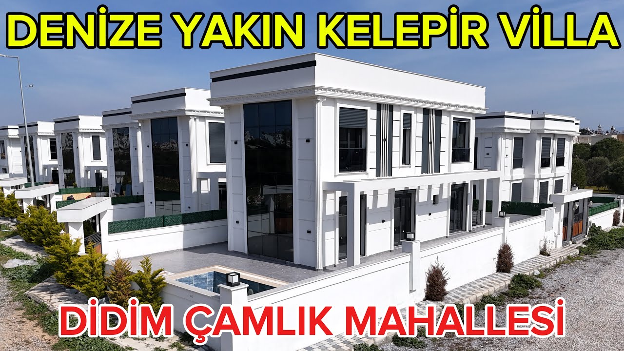 Denize Yakın Tam Müstakil Havuzlu Jakuzili Sıfır Köşe Başı Villa | No:511