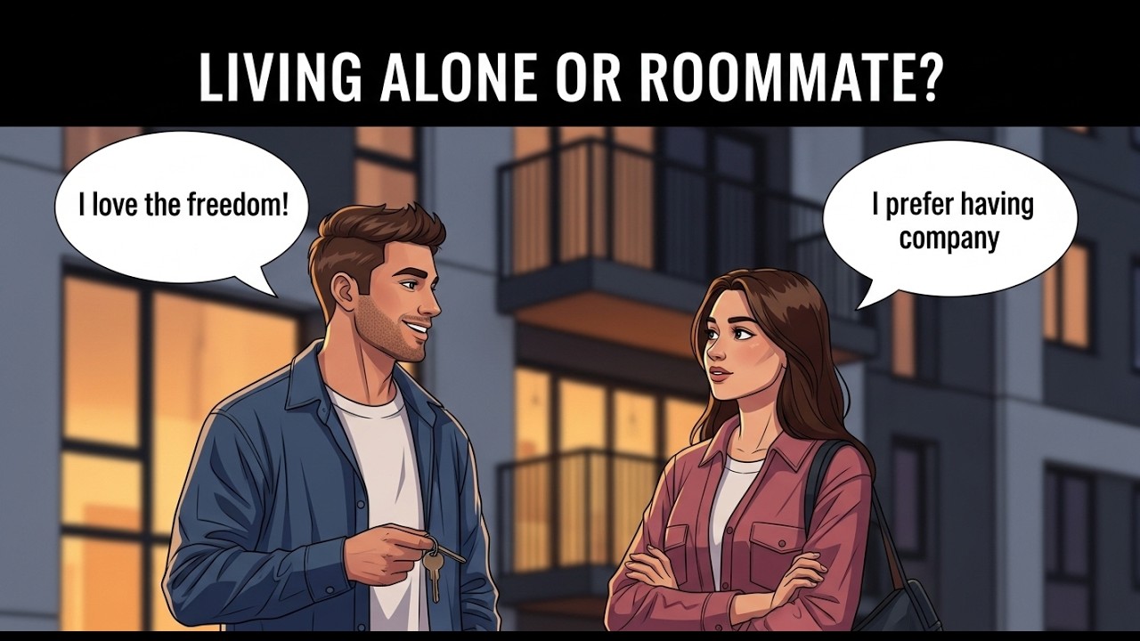 Moved Out for the First Time! 🏠 Real English Conversation