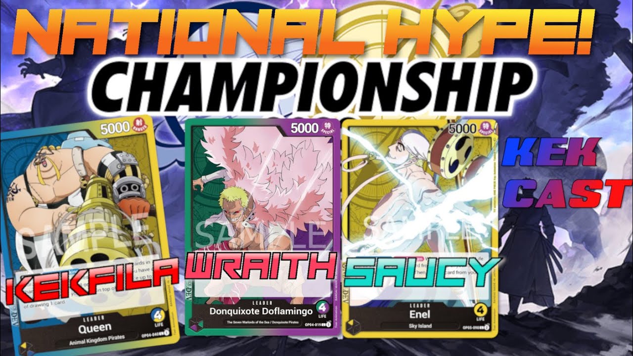 Kek Cast: @AwakenedTCG - Nationals - Ranked and Youtube - ONE PIECE TCG PODCAST