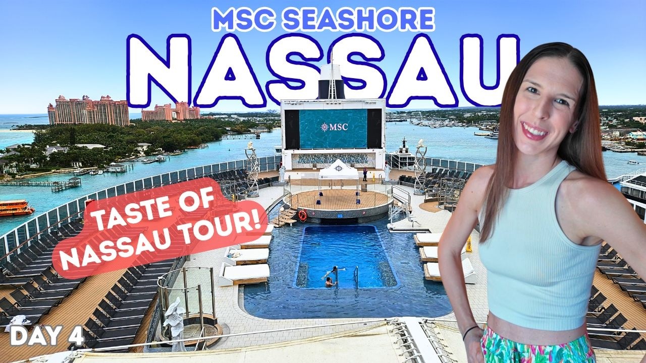 Наш ПОСЛЕДНИЙ день на борту MSC Seashore - Гастрономическая экскурсия в Нассау - Видеоблог MSC Se...