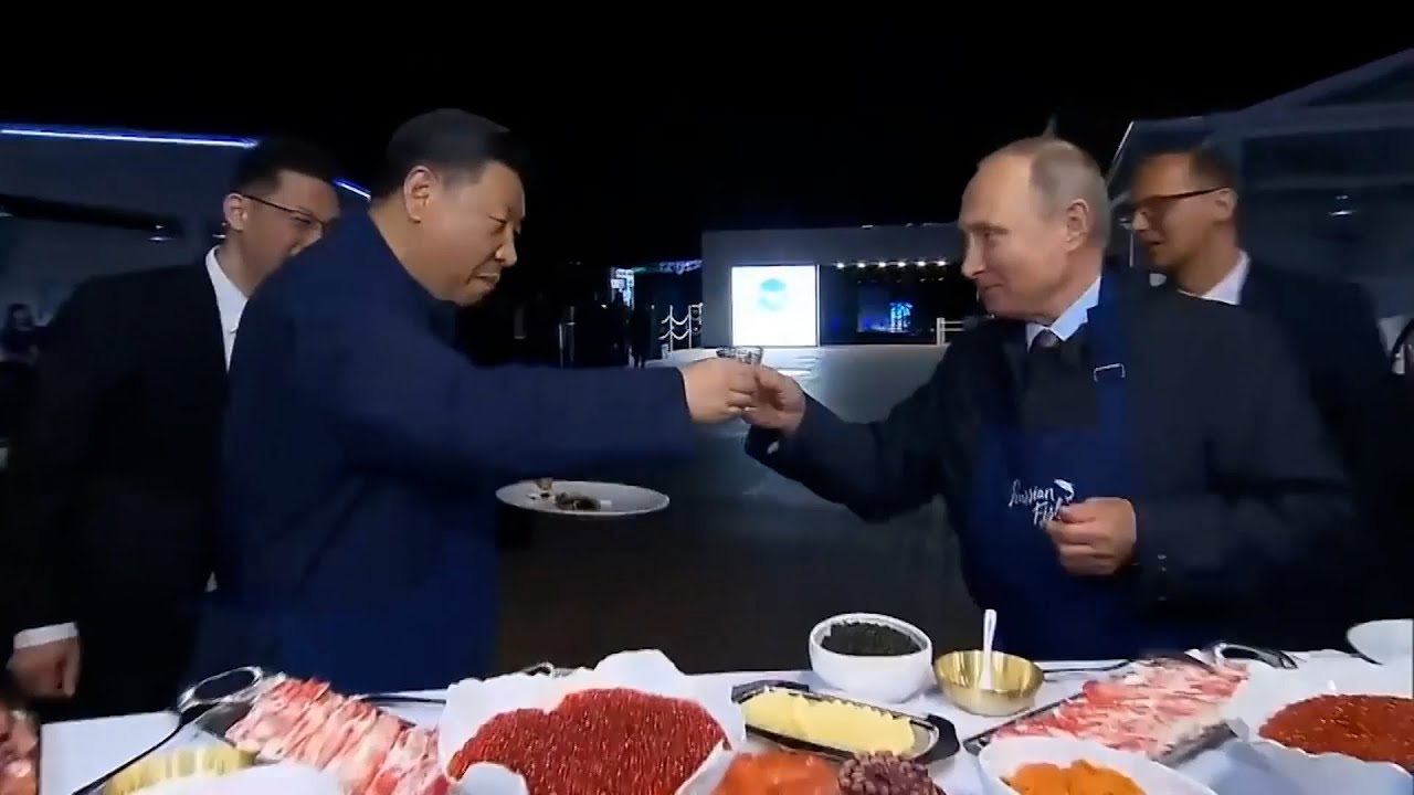Exclusieve beelden van playdate Xi Jinping en Poetin