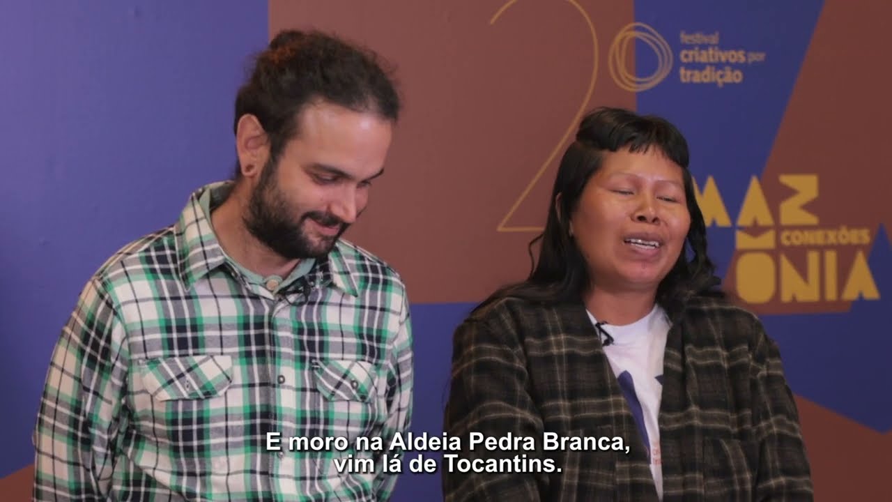 Oficina Fazendo arte com sementes Krahô - Festival Criativos por Tradição 2022