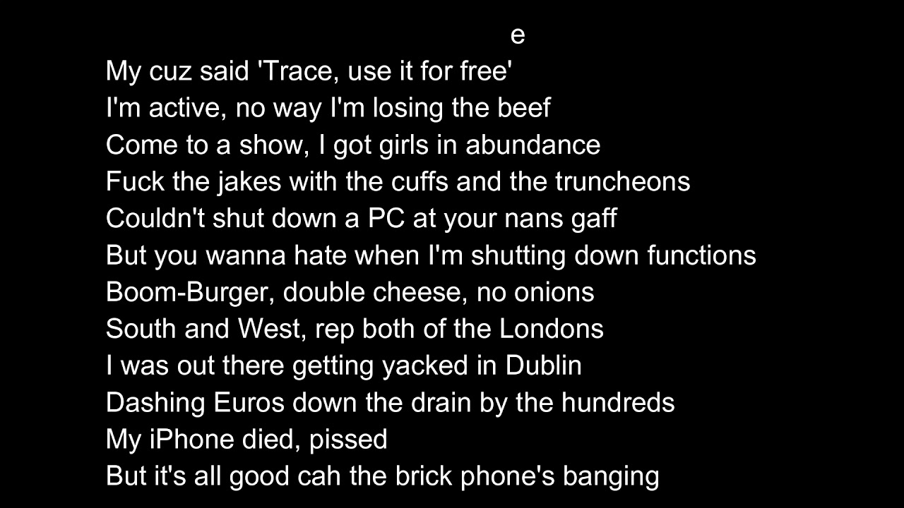 AJ Tracey - Packages (LYRICS)