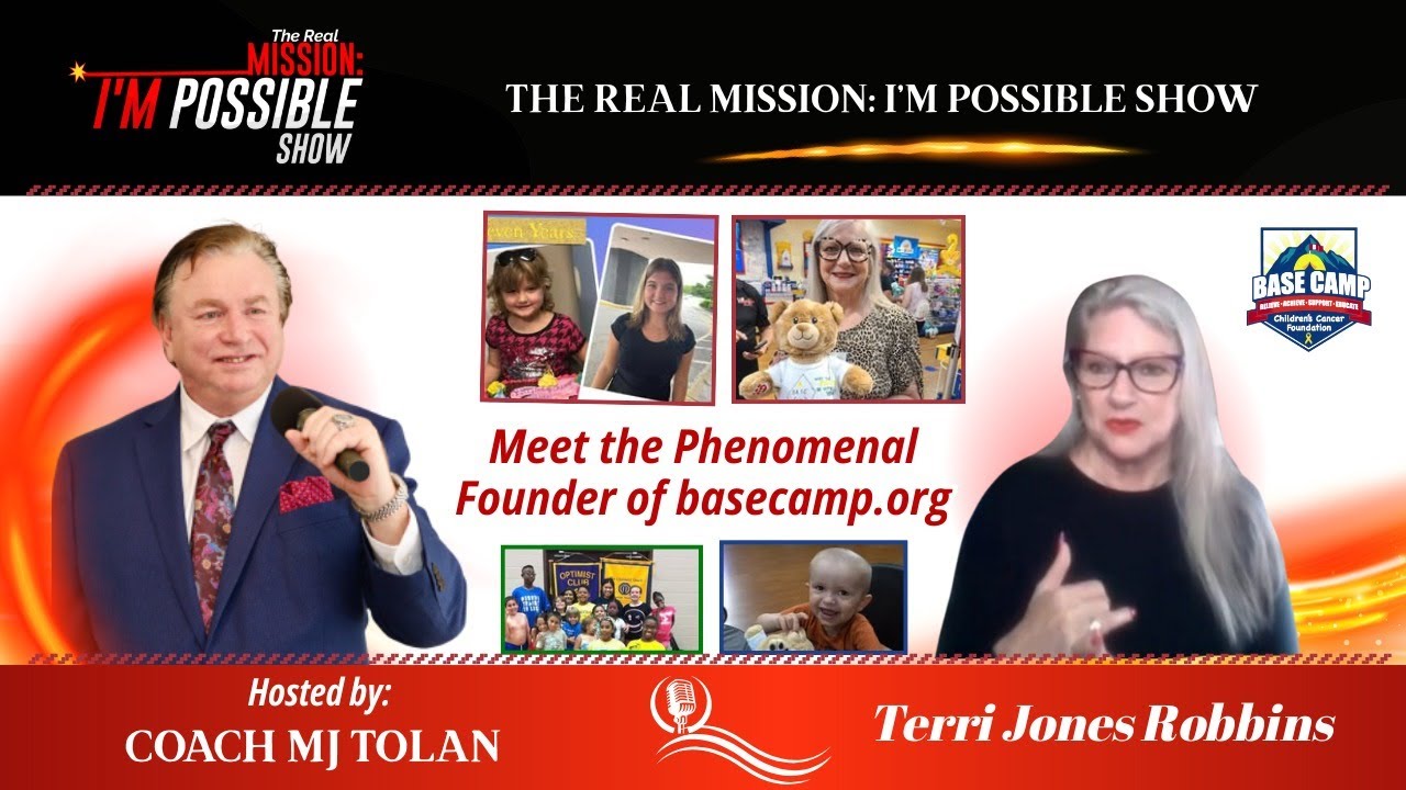BASE Camp Founder Terri Jones | 40 Years of Helping Kids with Cancer | Mission: I'M Possible Show