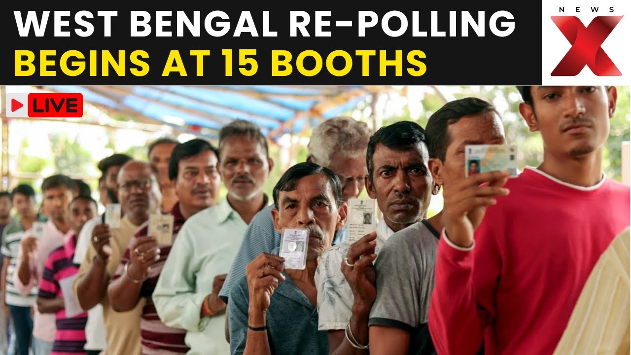 West Bengal Re-Polling LIVE: Re-Poll Ordered At 15 Booths In South 24 Parganas For West Bengal POLLS