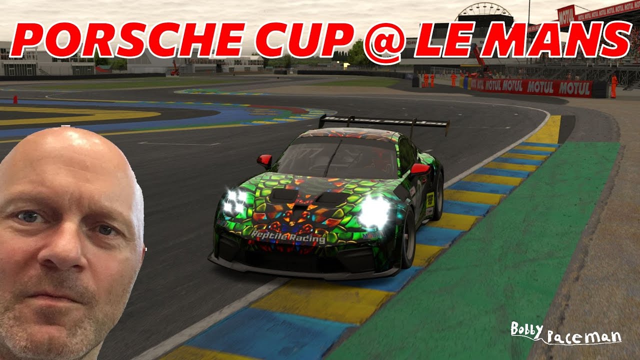 PORSCHE CUP @ LE MANS | iRacing | Reptile Racing