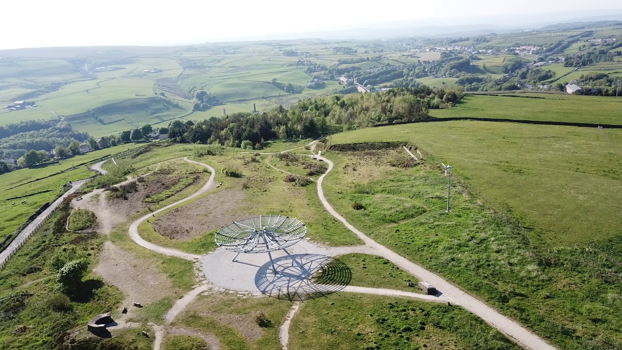 The Halo Panopticon, Haslingden, Rossendale - Drone Panoramic