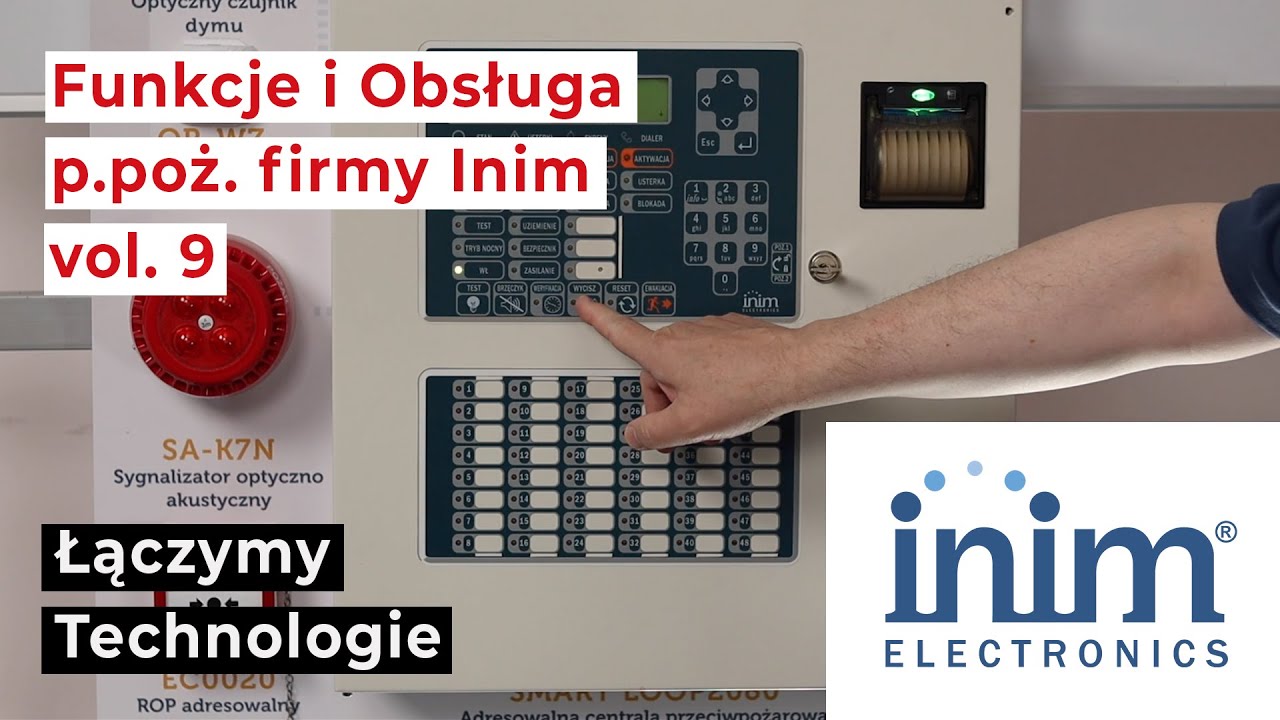 Wszystko o systemach p.poż. firmy Inim - Cz.9 | PYTANIA DO EKSPERTA | Vidicon Sp. z o.o.