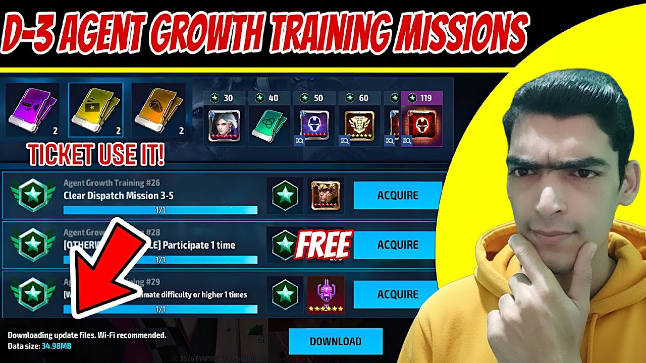 Day 3: Free TIER-3 Loki & Change Mission 🤔 Fix Update! | Agent Growth Training | Marvel Future Fight