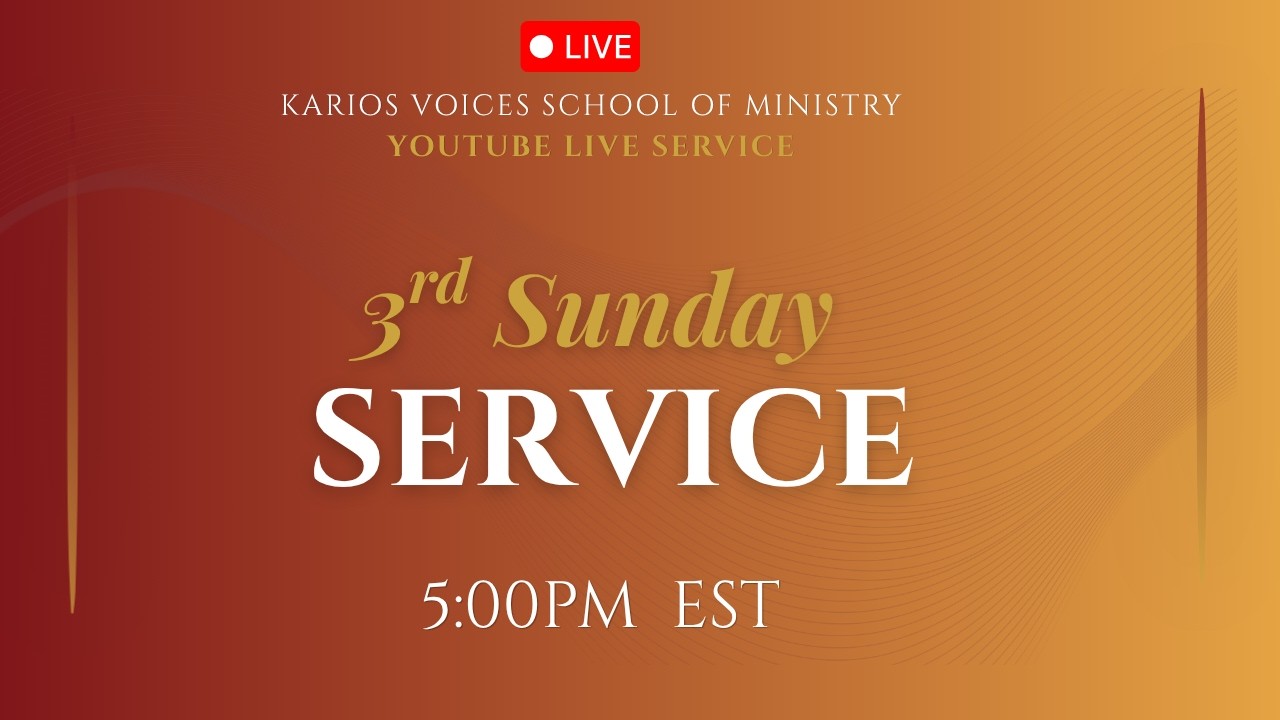 Kairos Voices Live Sunday 5pm Service