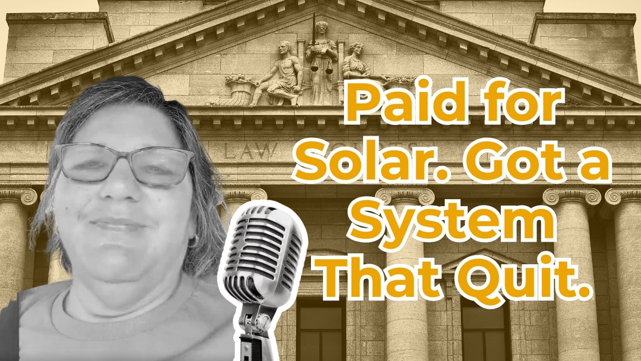 Paid for Solar. Got a System That Quit. Found a Lawyer That Didn’t.