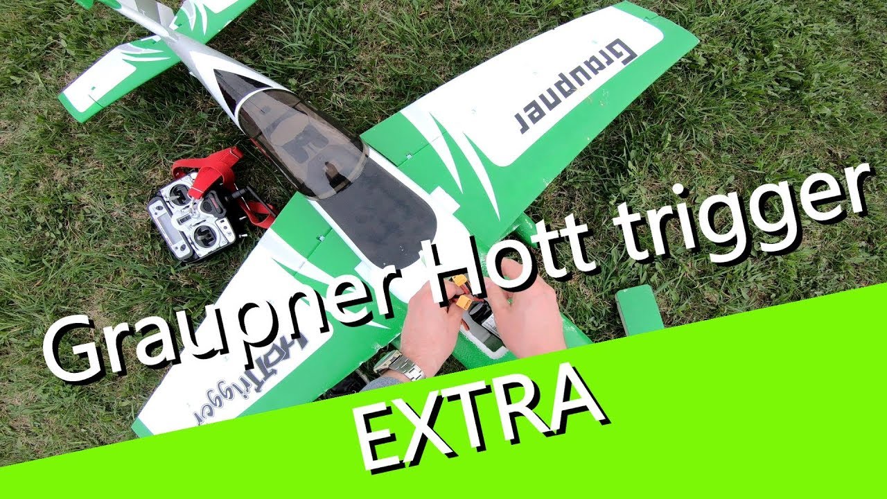Graupner Extra Hott Trigger - 1,4 m Spannweite - Landen ist die schwerste Kunstflugfigur :-)