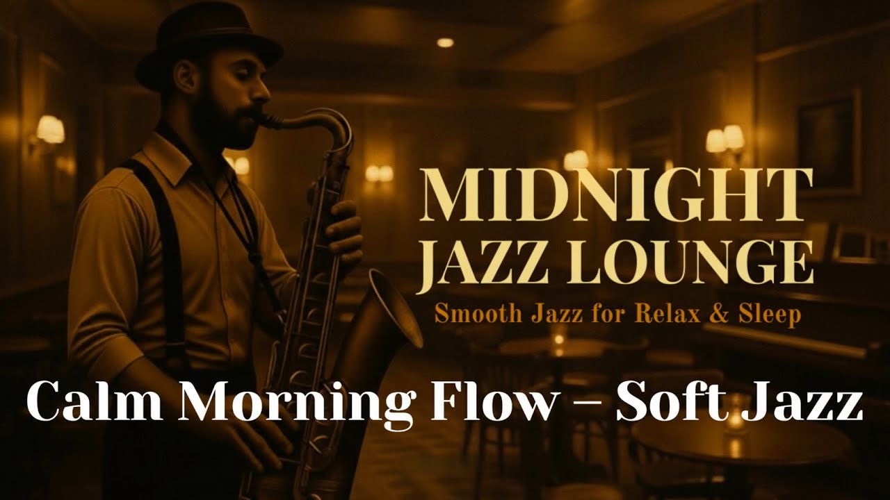 Calm Morning Flow – Soft Jazz | Midnight Jazz Lounge – Smooth Jazz for Relax & Sleep