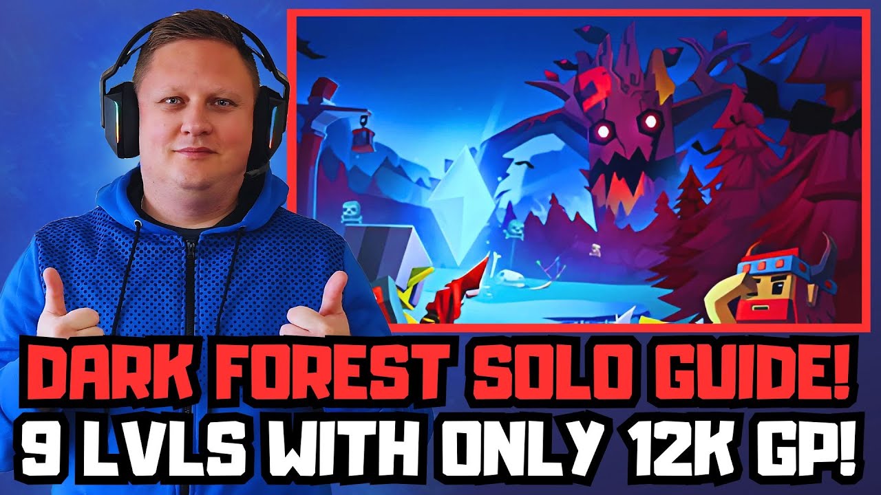 HUNT ROYALE DARK FOREST SOLO GUIDE! LEVEL 9 WITH ONLY 12K GP!