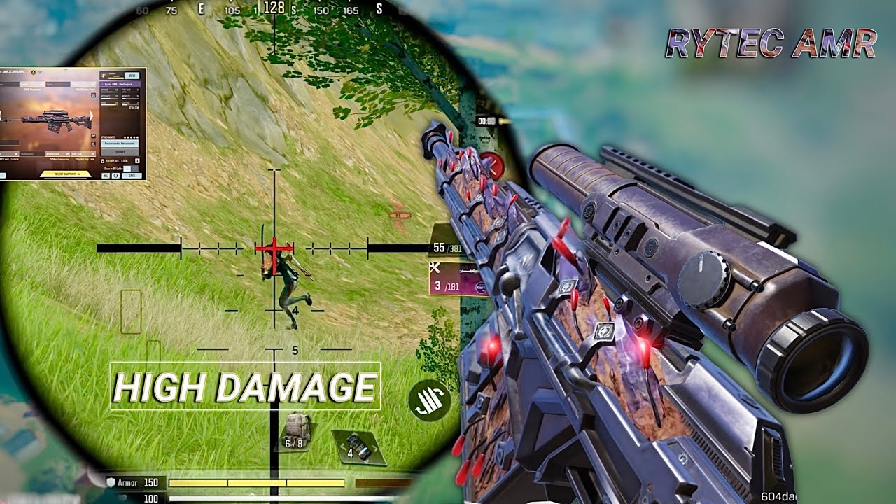 THE 1- SHOT RYTEC AMR GUNSMITH INSANE!! | BEST RYTEC AMR GUNSMITH CODM BR | CODM BR GAMEPLAY 