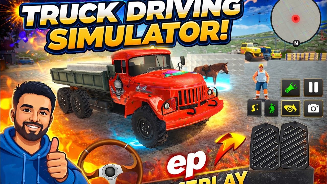 Truck simulator loading game from havey construction pipe loading game 
