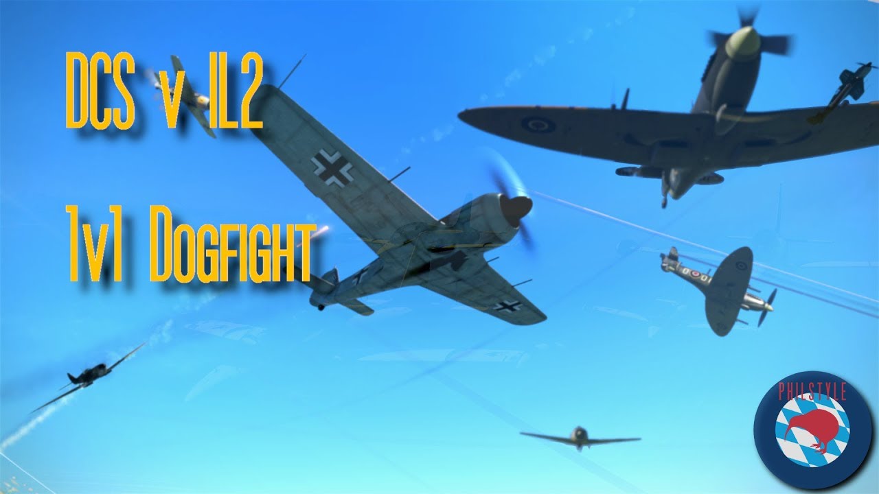 DCS v IL2 - 1v1 (me v AI) Dogfights Comparison