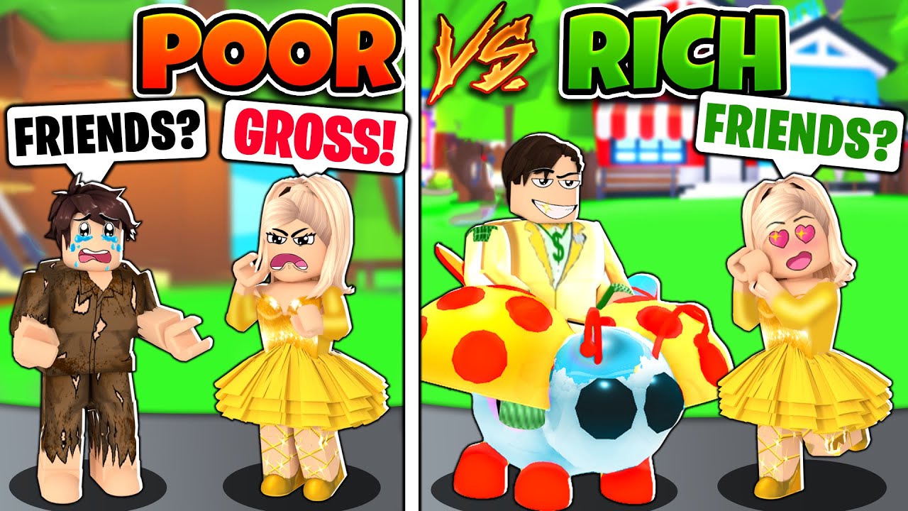 POOR vs RICH! She *HUMILIATED* Us Until She Saw Our MEGA NEON DIAMOND LADYBUG! (Roblox Adopt Me)