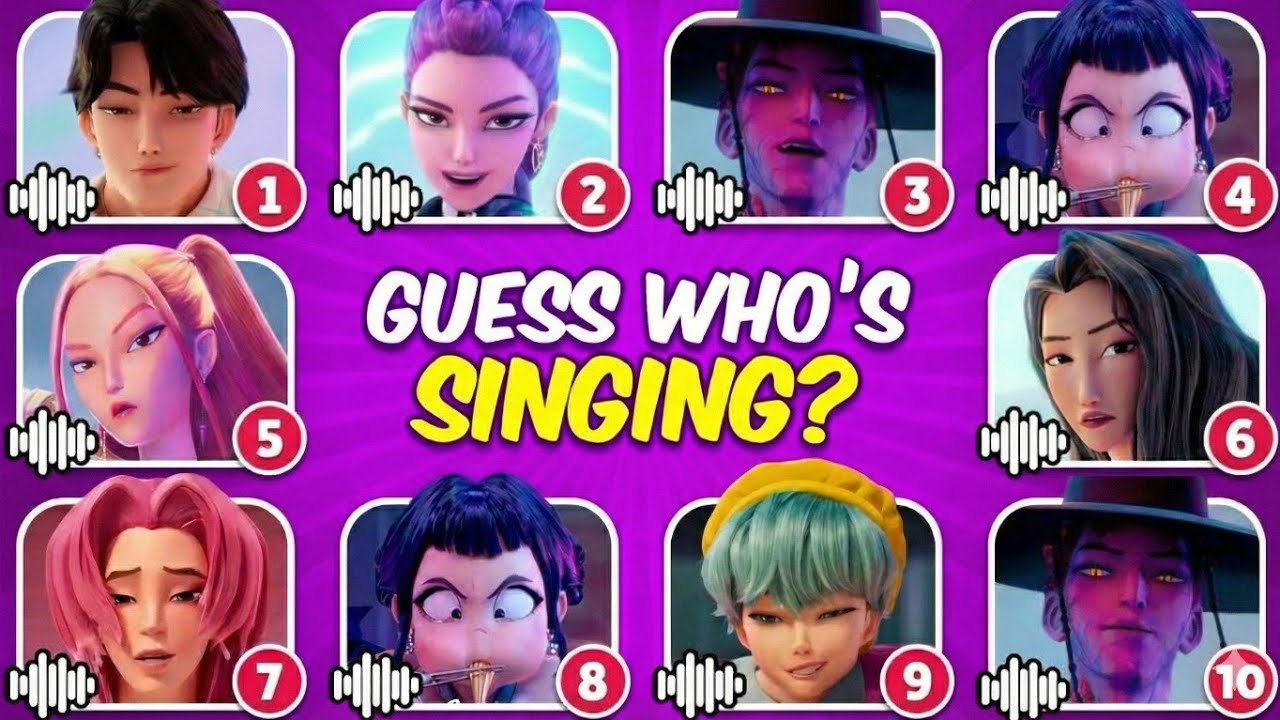 Can You Guess the K-Pop Demon Hunters Characters by Song & Voice? (2026 Quiz)
