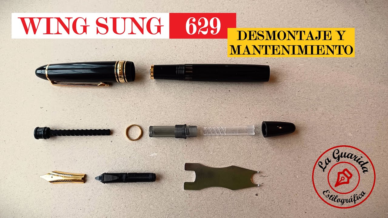 Wing Sung 629 - Desmontaje y mantenimiento de una pluma de pistón [ENG SUB]