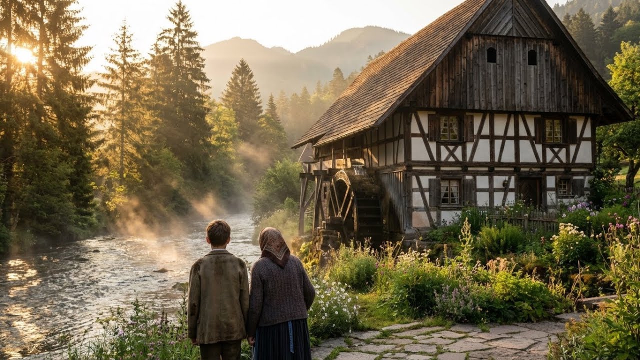 Bergjunge Und Seine Großmutter Kauften Ein Verlassenes Haus Am Fluss Und Verwandelten Es In Ein Para