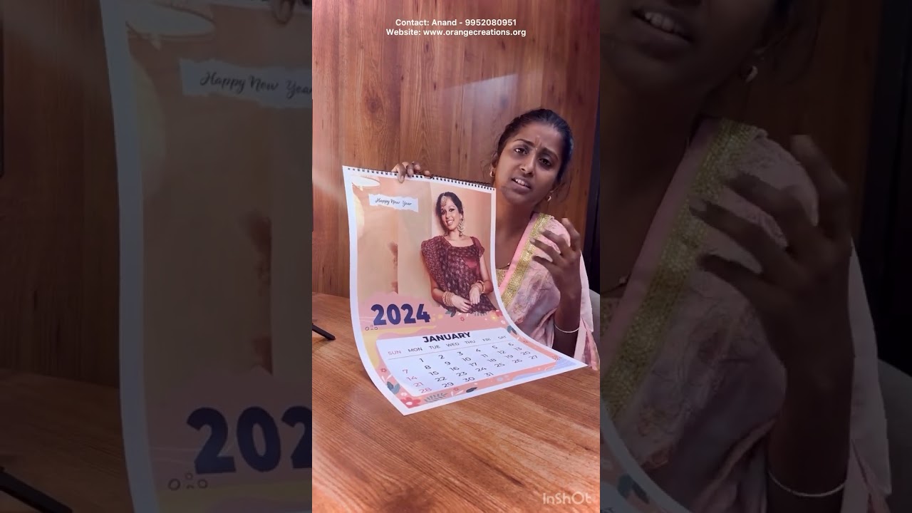 Custom Photo Wall Calendar Design.Contact.99520 80951 #calendar #photocalendar #menucard #gift #logo