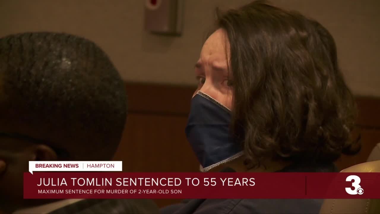 Julia Tomlin sentenced to 55 years