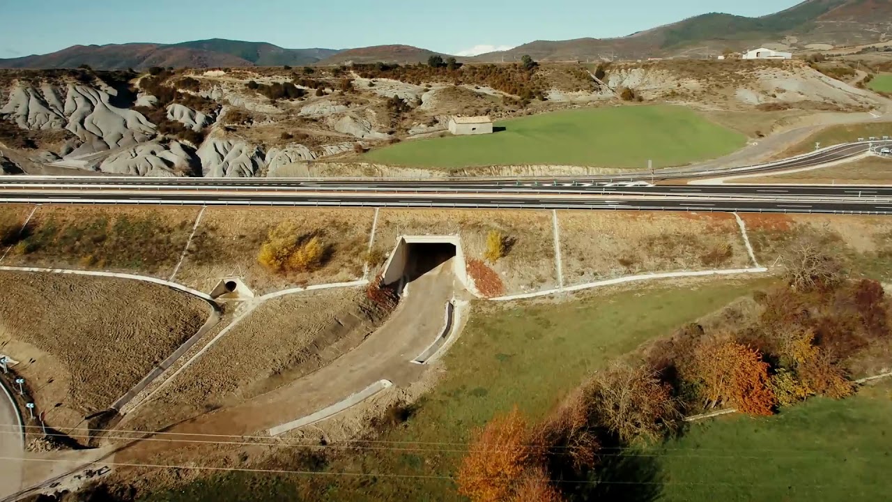 Puesta en servicio del tramo de la A-21 entre Santa Cilia y Puente la Reina de Jaca