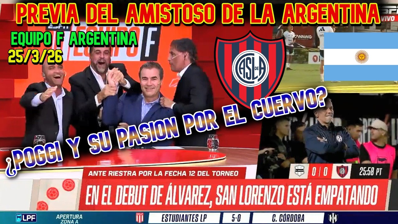 Equipo F Argentina: Previa del amistoso de Argentina. &iquest;Quienes seran los titulares?